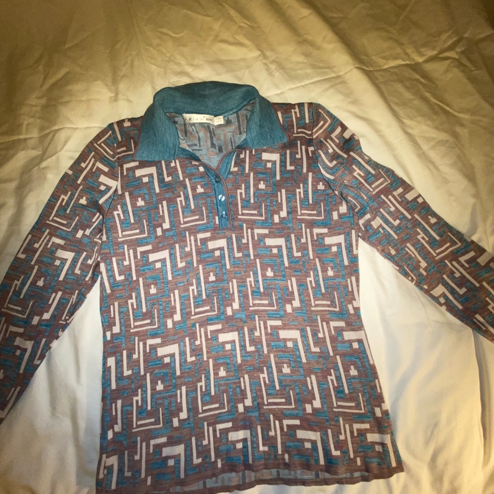 Anlom Geometric sweater size small
